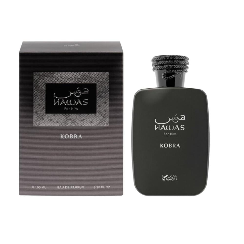 Rasasi Hawas Kobra EDP Men Perfume 3.4oz 100ml EAU DE PARFUM SPRAY