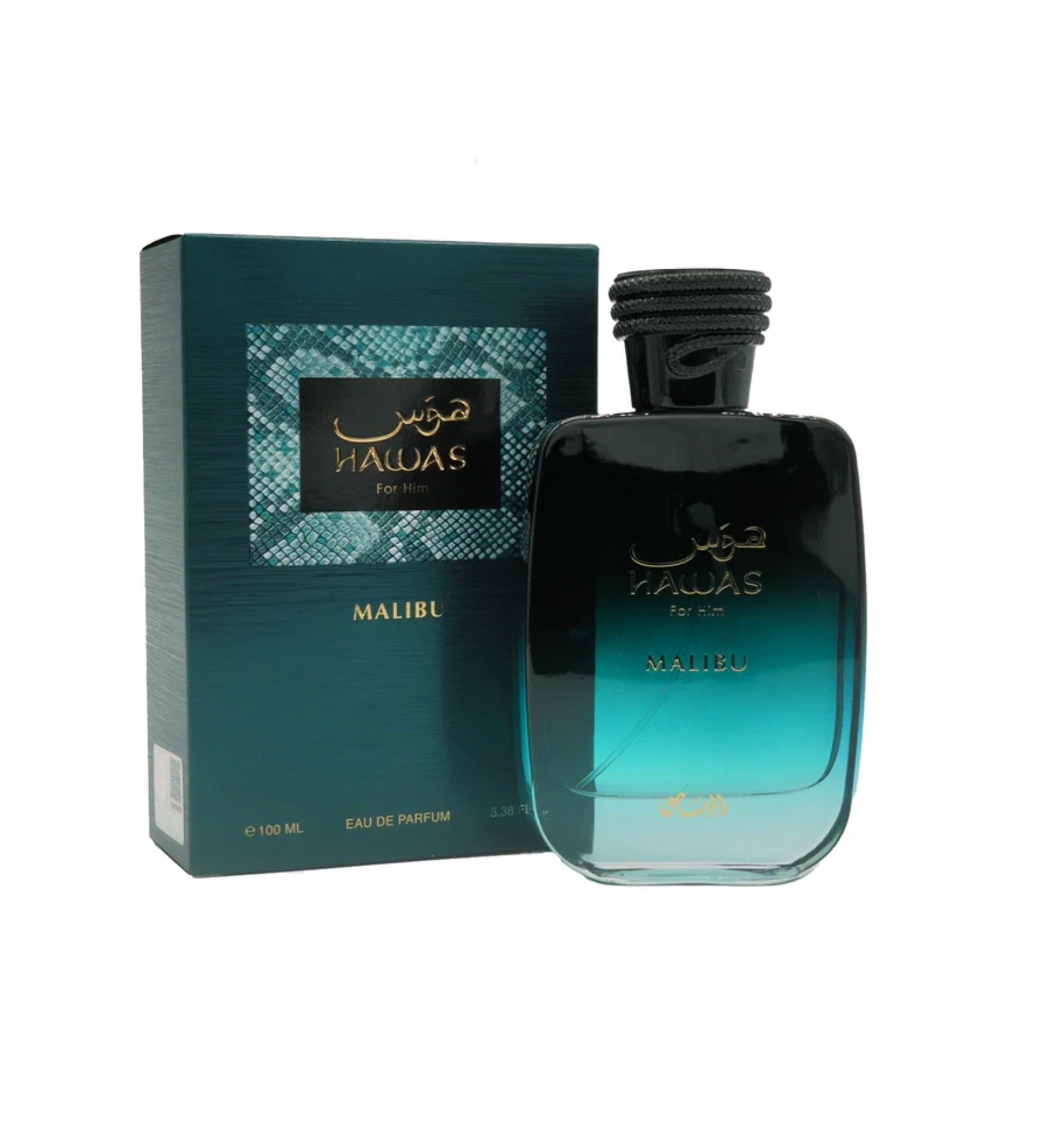 Rasasi Hawas Malbu EDP Men Perfume
3.4oz 100ml EAU DE PARFUM SPRAY