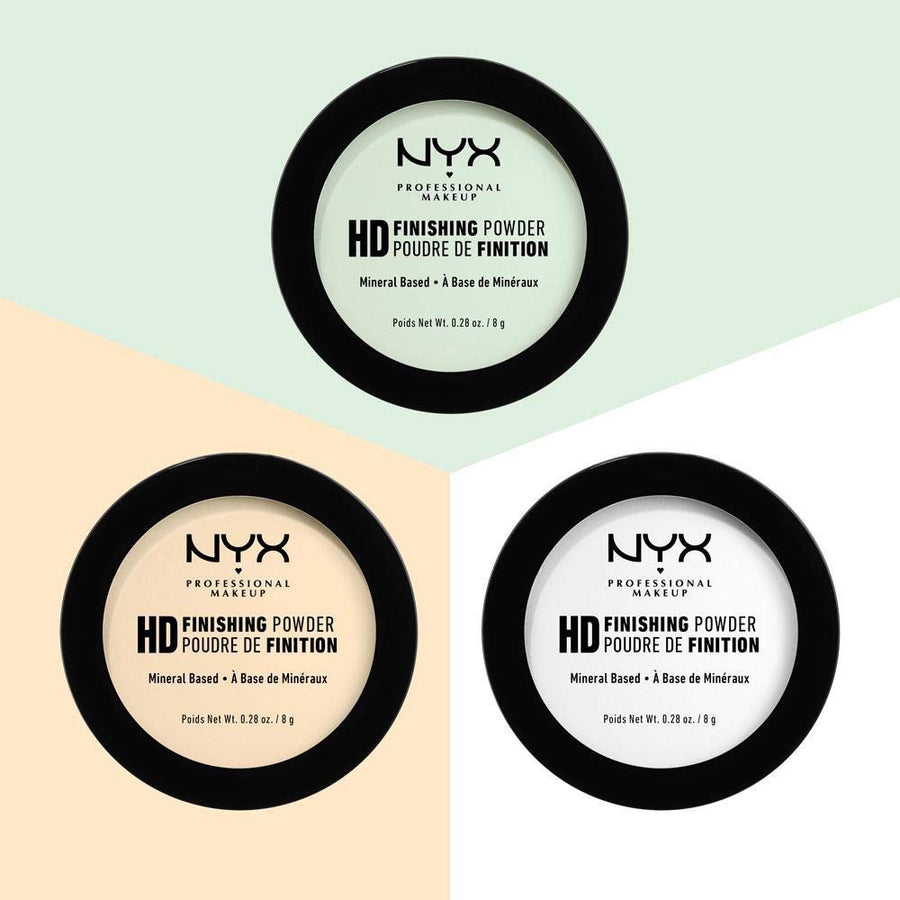 NYX HD High Definition Finishing Powder 3.3g, Translucent, Lightweight, Matte Finish #color_Translucent