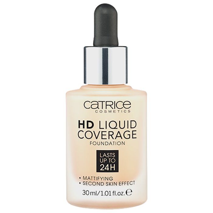 Catrice HD Liquid Coverage Foundation Velvety-Patte, Perfect Complexion #color_010 Light Beige