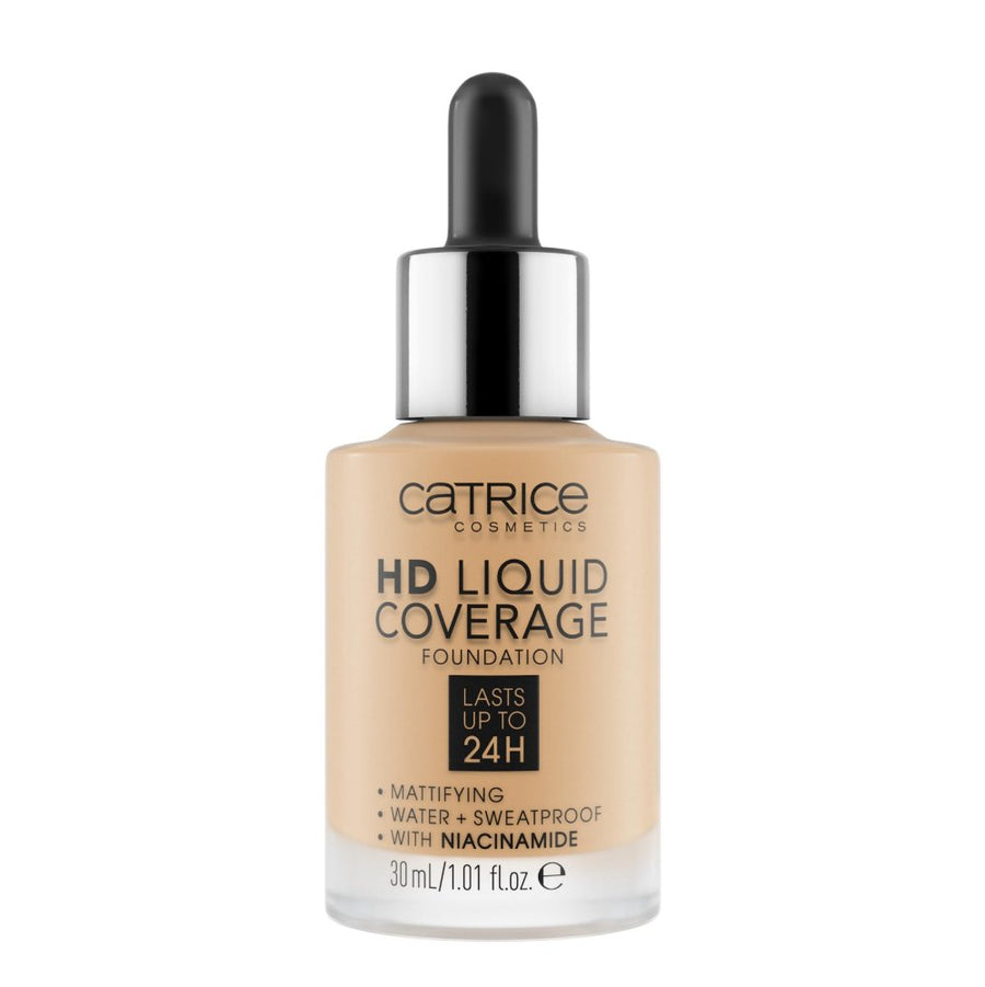 Catrice HD Liquid Coverage Foundation Velvety-Patte, Perfect Complexion #color_036 Hazelnut Beige