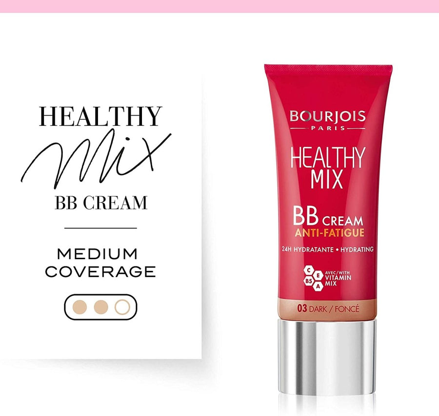 Bourjois Healthy Mix BB Cream 1.0oz 30ml Lightweight Vitamin Enhanced #color_03 Dark