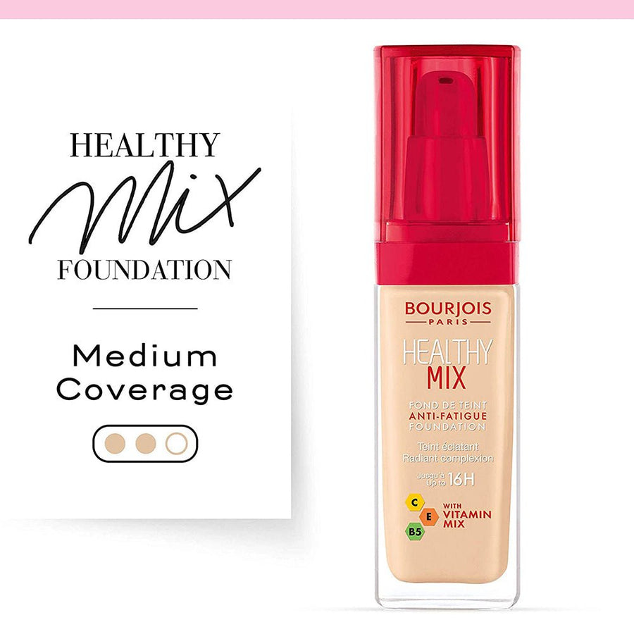 Bourjois Healthy Mix Foundation 1.0oz 30ml Buildable Smooth Matte Finish