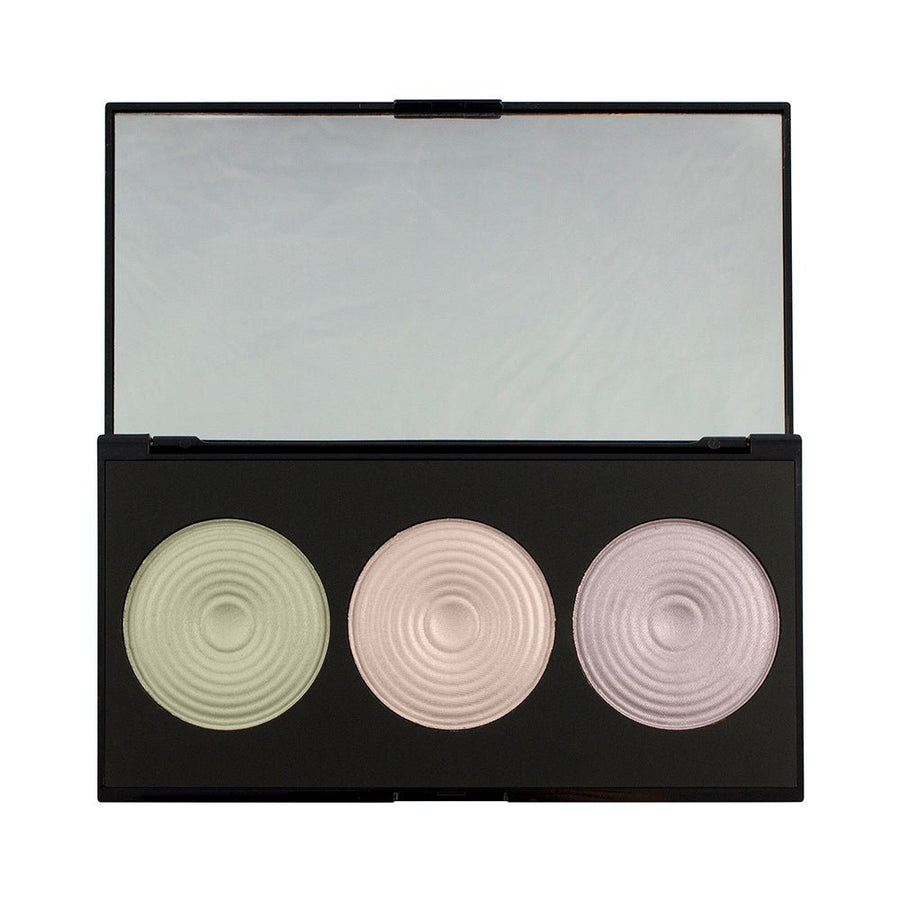 Revolution Highlight Powder Palette, 3 Best Selling Highlighters, Peach Lights, Pink Lights, Golden Lights