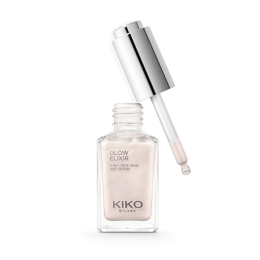 Kiko Holiday Gems Glow Elixir 2 - IN - 1 Face Base & Serum 30ml, Nourishing and Illuminating the Skin