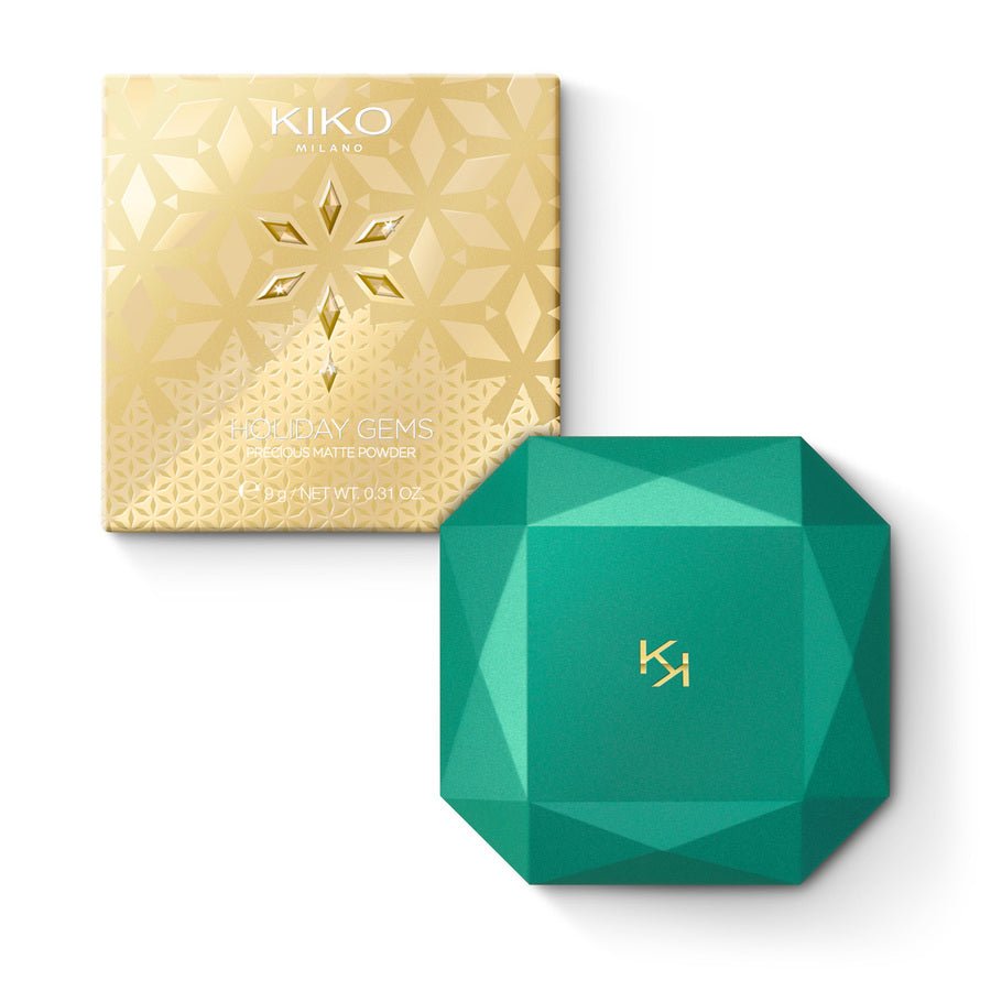 Kiko Holiday Gems Precious Matte Powder 8.5g, Blurs, Mattifies and Sets