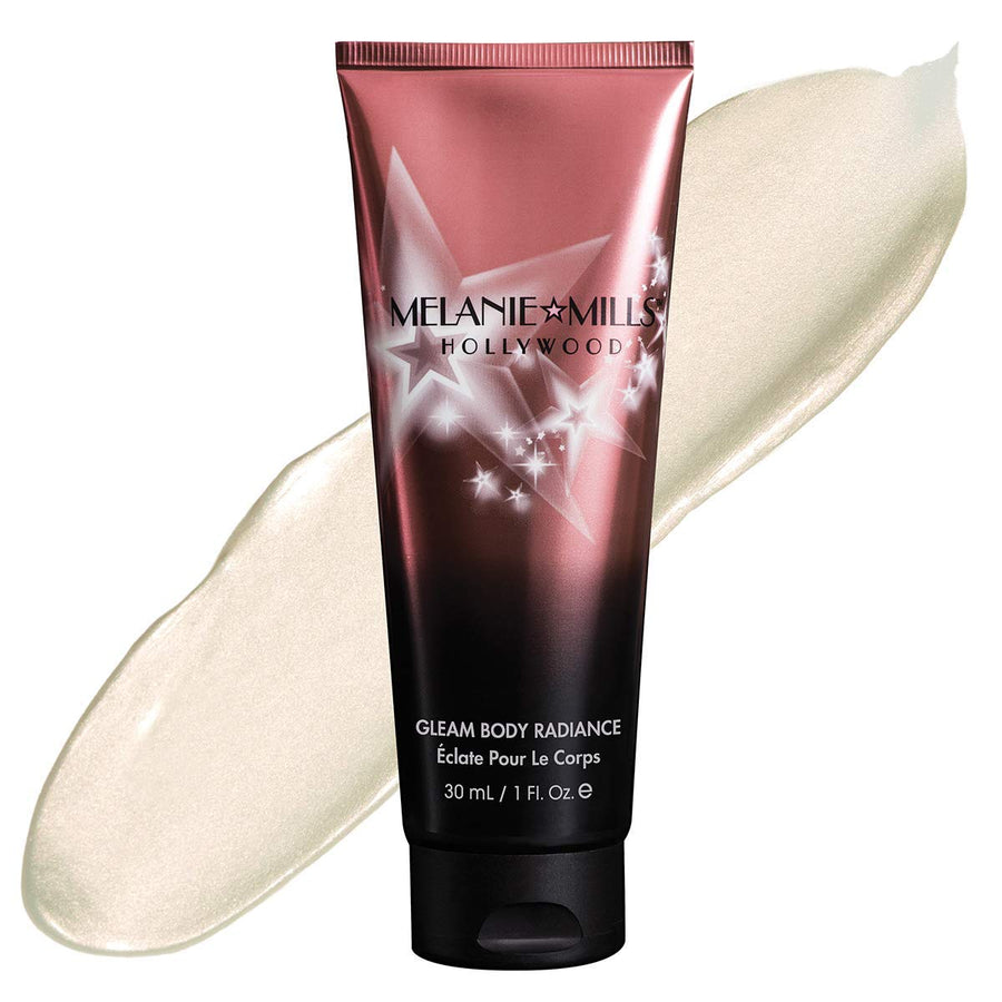 Melanie Mills Hollywood Gleam Body Radiance 30ml 100ml, Makeup, Moisturizer, Glow for Face Body #color_Opalesence.