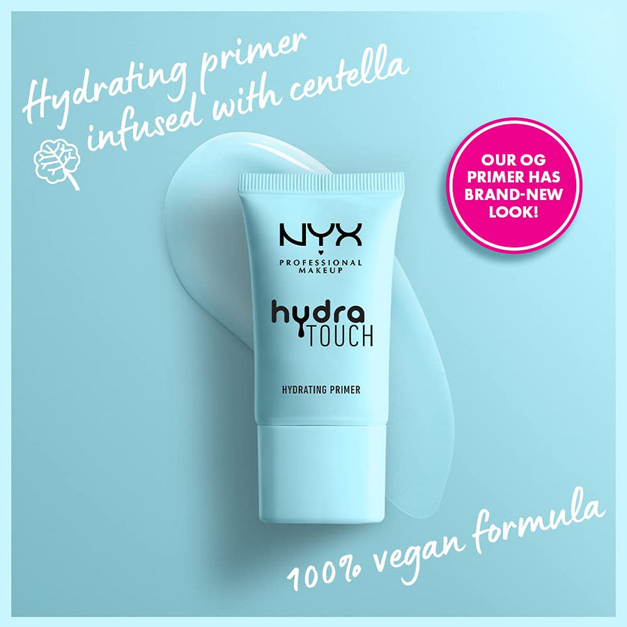 NYX Professional Hydra Touch Primer 25ml, Water Based, Smooth Coverage, Minimize Pores #color_Clear