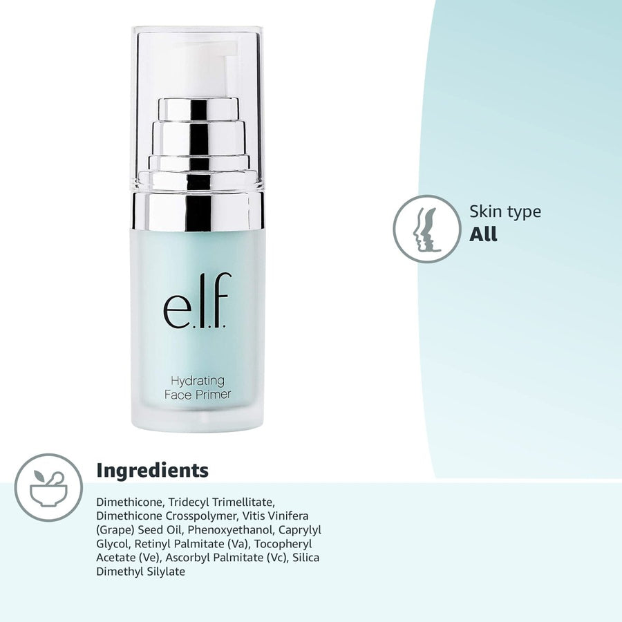 E.L.F Studio Hydrating Face Primer 14ml Flawless, Smooth, Long-Lasting #color_Clear