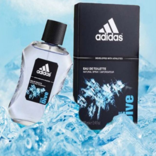 Adidas Ice Dive Men Perfume 3.4oz 100ml EAU DE TOILETTE SPRAY  