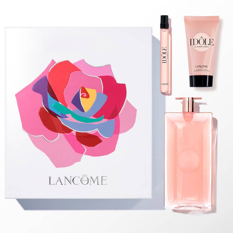 Lancome Idole Women Perfume Gift Set 3.4oz 100ml EAU DE PARFUM with Body Lotion