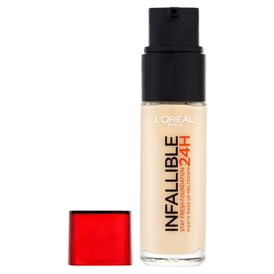 L'Oreal Paris Infallible 24H Liquid Foundation 30ml, Hydrating, Waterproof, Full Coverage Base #color_015 Porcelain