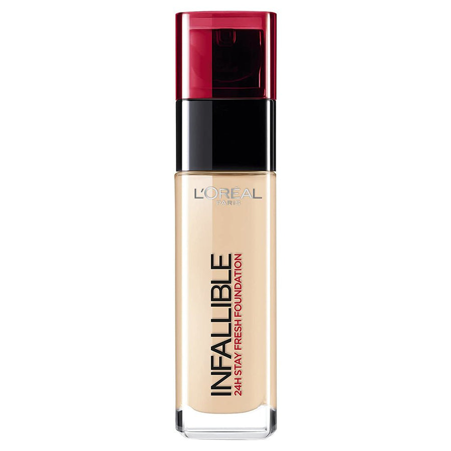 L'Oreal Paris Infallible 24H Liquid Foundation 30ml, Hydrating, Waterproof, Full Coverage Base #color_130 True Beige