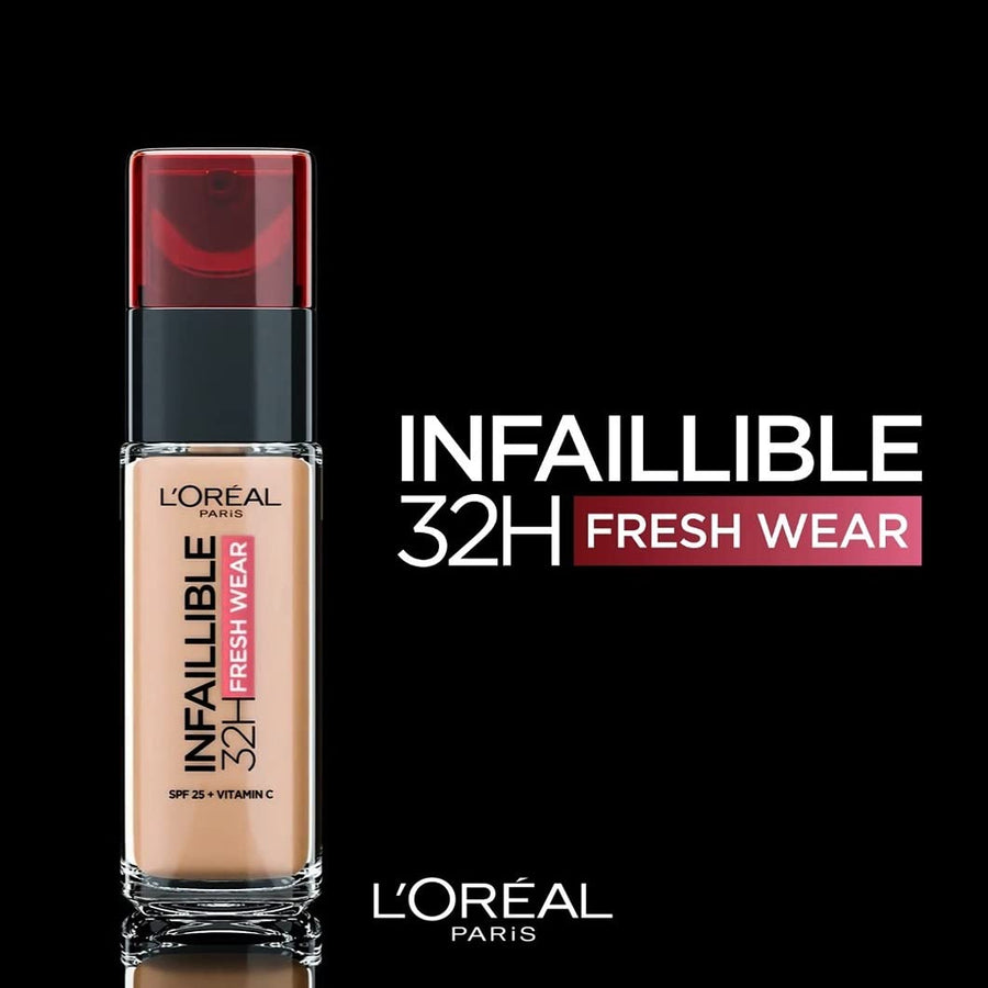 L'Oreal Infallible 24H Liquid Foundation 30ml 30ml, Hydrating, Waterproof, Full Coverage Base