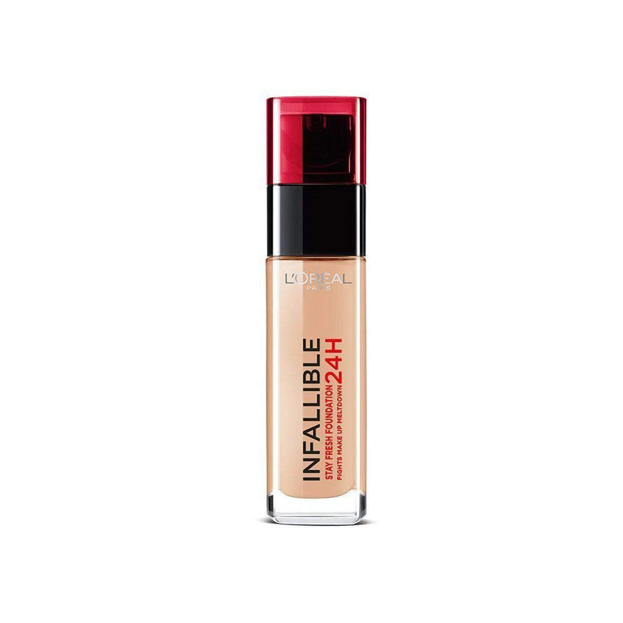 L'Oreal Infallible 24H Liquid Foundation 30ml 30ml, Hydrating, Waterproof, Full Coverage Base #color_140 Beige Dore/Golden Beige