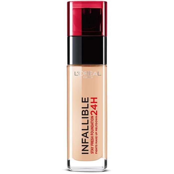 L'Oreal Paris Infallible 24H Liquid Foundation 30ml, Hydrating, Waterproof, Full Coverage Base #color_120 Vanilla