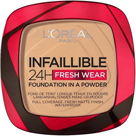 L'Oreal Infallible 24H Fresh Wear Powder Foundation 9g, Mattifies, Flawless Fresh Look #color_ 200 Gold Sand