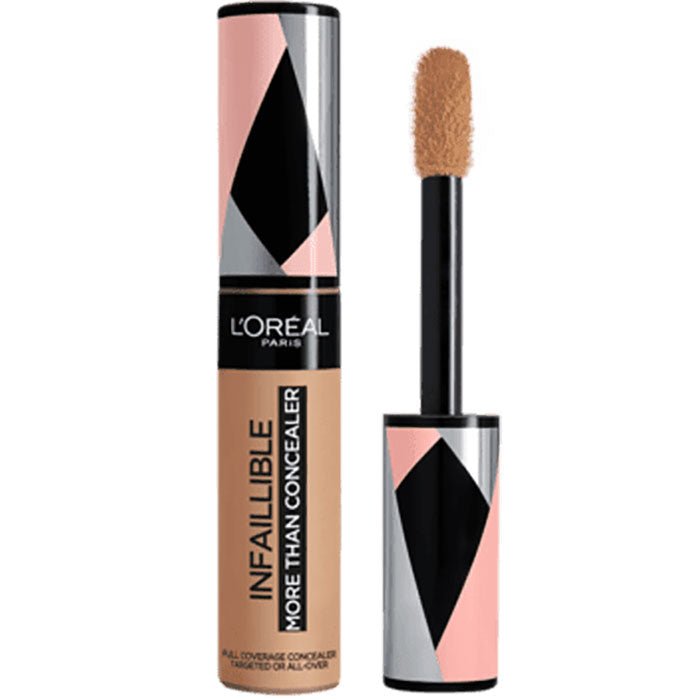 L'Oreal Paris Infallible More Than Concealer 11ml, Full Coverage, Flawless Matte Finish #color_329 Cashew