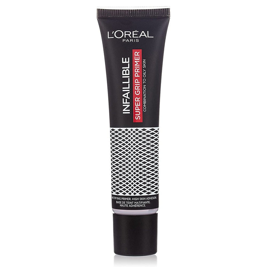 L'Oreal Paris Infallible Super Grip Primer Combination to Oily Skin Face Primer 1.18oz 35ml Clear 