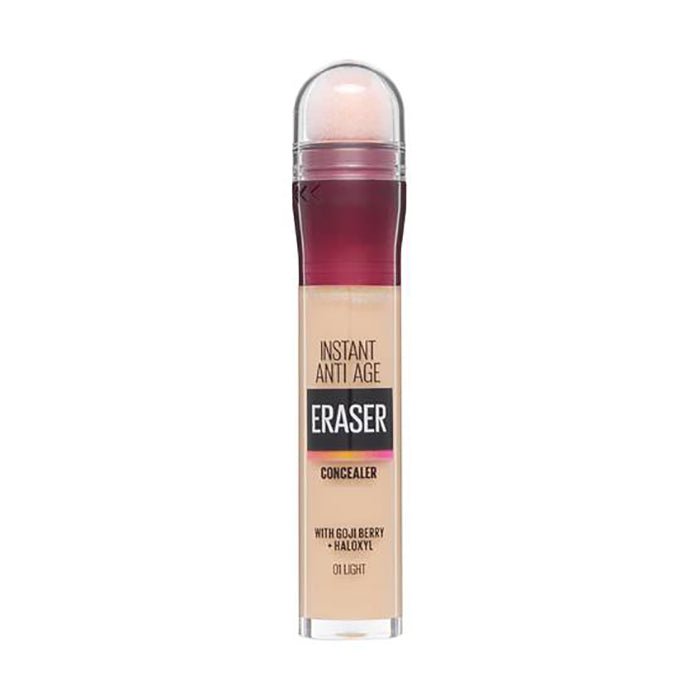 Maybelline Instant Anti Age Eye Concealer 6ml, Bestselling, Hydrates, Conceals, Contours and Corrects #color_01 Light