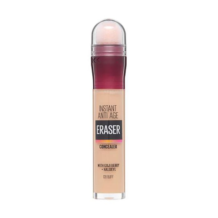 Maybelline Instant Anti Age Eye Concealer 6ml, Bestselling, Hydrates, Conceals, Contours and Corrects #color_08 Buff