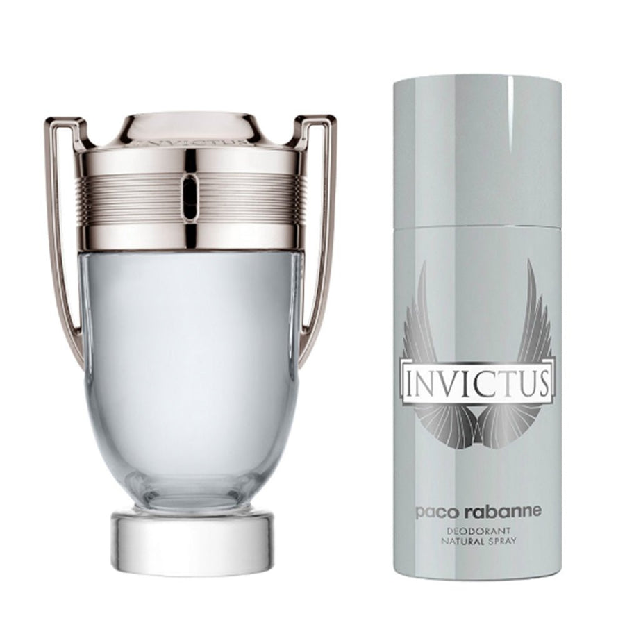 Paco Rabanne Invictus Men Perfume Gift Set 3.4oz 100ml EAU DE TOILETTE SPRAY  