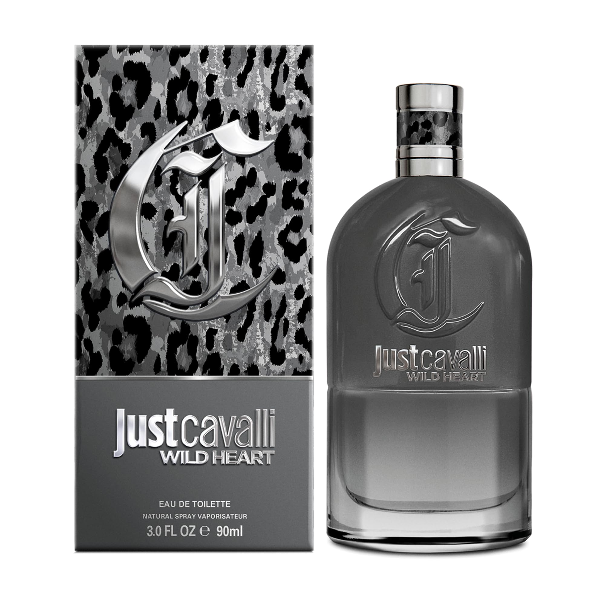 Roberto Cavalli Just Cavalli Wild Heart For Him EDT Perfume 3oz 90ml EAU DE TOILETTE SPRAY