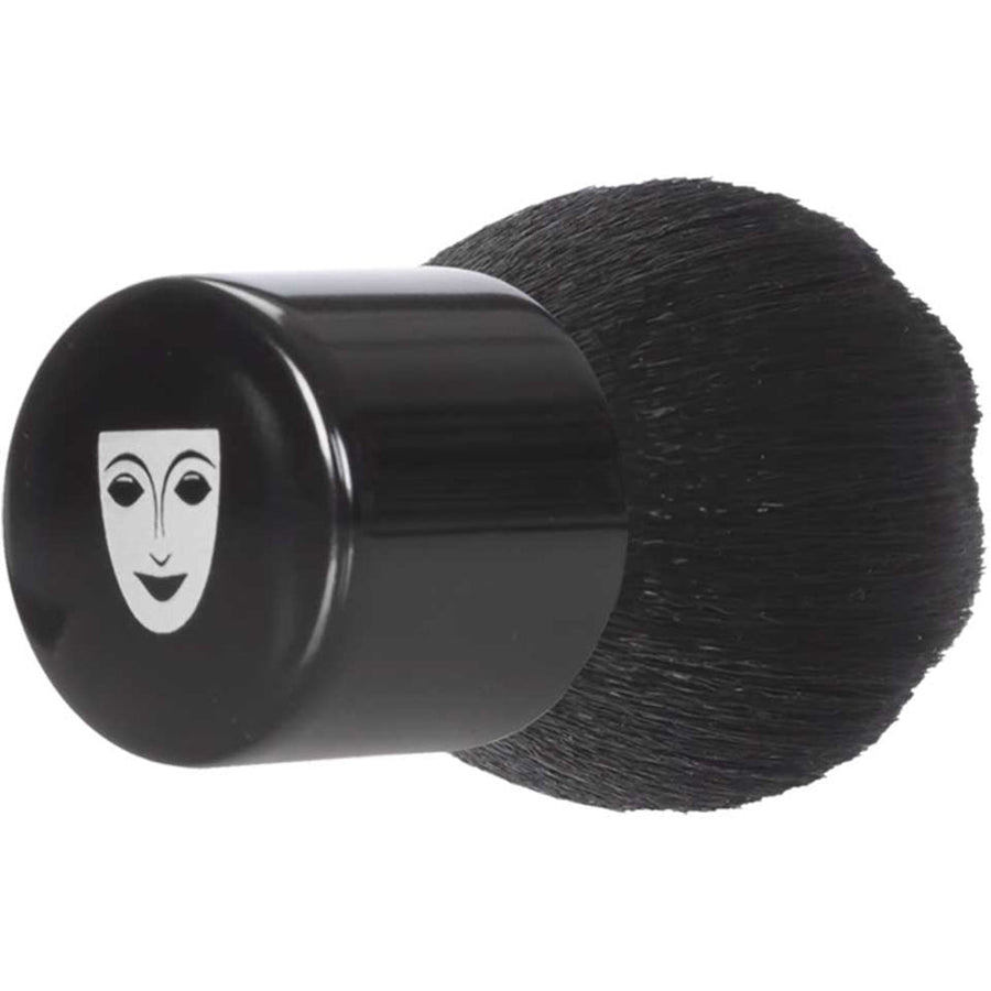 Kryolan Kabuki Bag Brush Makeup Brushes, Half-Round Synthetic Brush, Powder Application