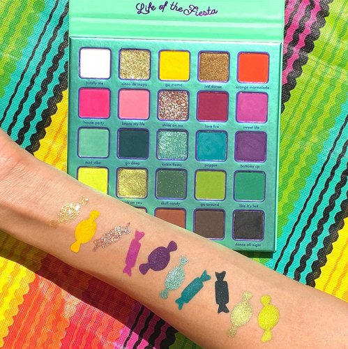 Kara Beauty Eyeshadow Palette 25 Color 32.7g #color_Life of the Fiesta ES097