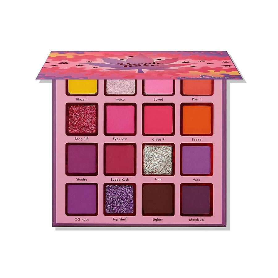 Kara Beauty Eyeshadow Palette 12.8g, 16 Colors Matte and Shimmer #color_Purple Haze ES085