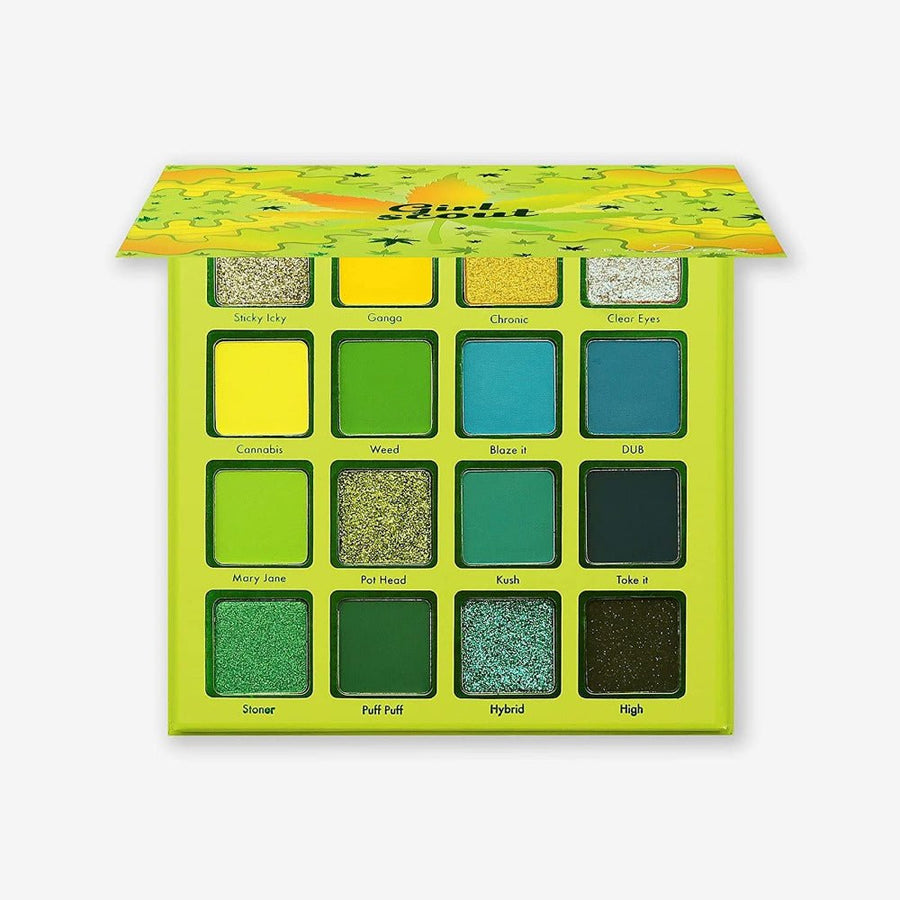 Kara Beauty Eyeshadow Palette 12.8g, 16 Colors Matte and Shimmer #color_Girl Scout ES86