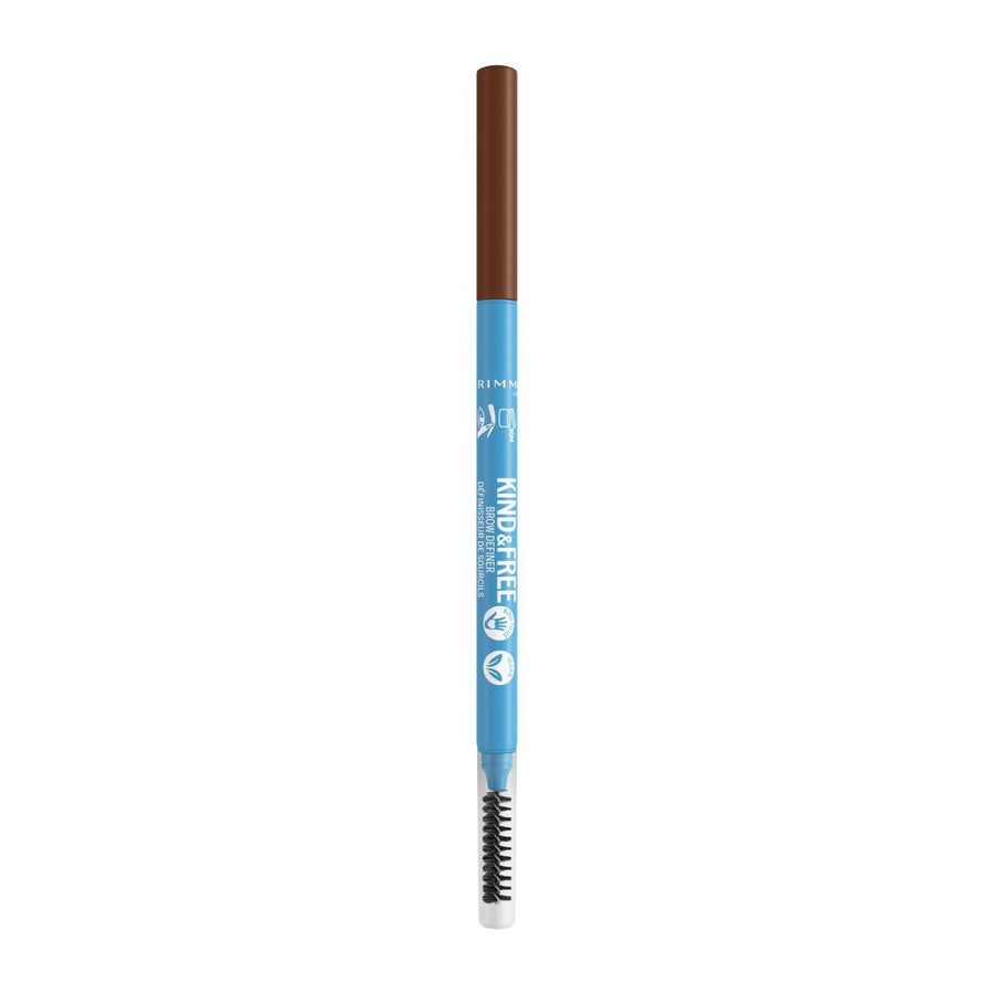 Rimmel Kind & Free Brow Definer 0.09g, Dual-Ended, Defined, Ultra-Fine Brow Strokes #color_006 Espresso