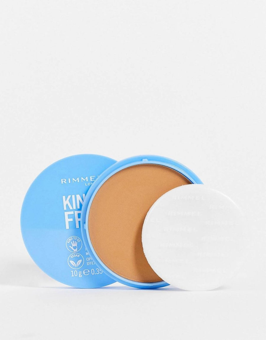 Rimmel Kind & Free Pressed Powder 10g, Instantly Mattifies Skin and Reduces Shine, Perfume Free