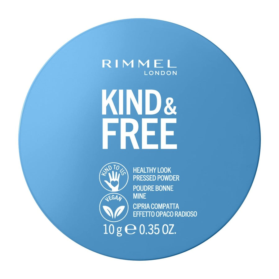 Rimmel Kind & Free Pressed Powder 10g, Instantly Mattifies Skin and Reduces Shine, Perfume Free