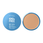 Rimmel Kind & Free Pressed Powder 10g, Instantly Mattifies Skin and Reduces Shine, Perfume Free #color_020 Light