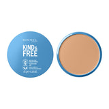 Rimmel Kind & Free Pressed Powder 10g, Instantly Mattifies Skin and Reduces Shine, Perfume Free #color_020 Light