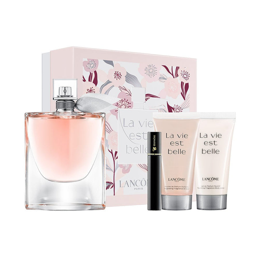 Lancome La Vie Est Belle L'eau De Parfum Women Perfume Gift Set 3.4oz 100ml EAU DE PARFUM SPRAY, with Body Lotion and Shower Gel