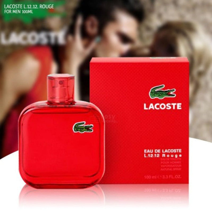 Lacoste Lacoste Rouge Men Perfume 3.4oz 100ml EAU DE TOILETTE SPRAY  