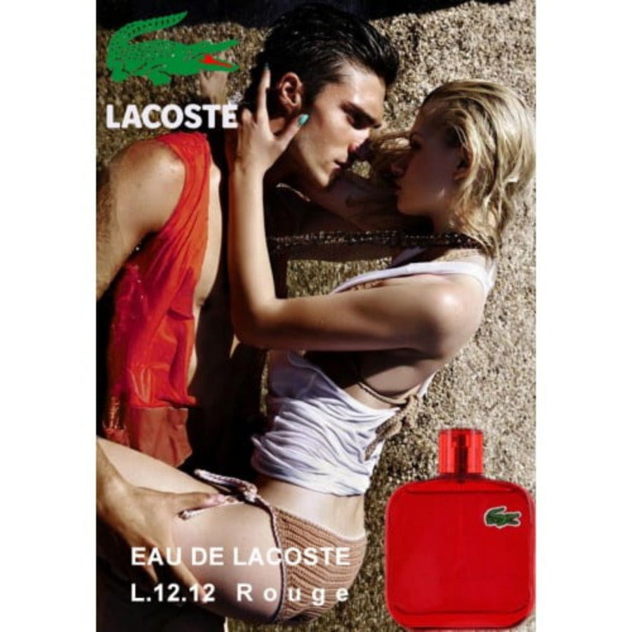 Lacoste Lacoste Rouge Men Perfume 3.4oz 100ml EAU DE TOILETTE SPRAY  