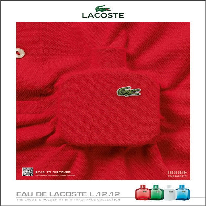 Lacoste Lacoste Rouge Men Perfume 3.4oz 100ml EAU DE TOILETTE SPRAY  