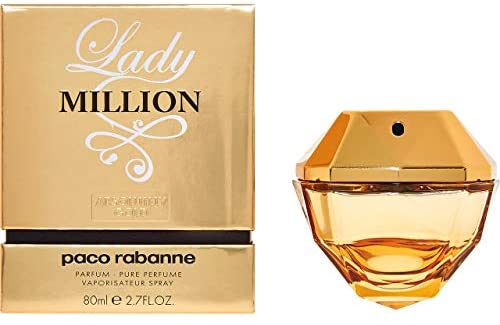 Paco Rabanne Lady Million Absolutely Gold Pure Women Perfume 2.5oz 80ml EAU DE PARFUM SPRAY  