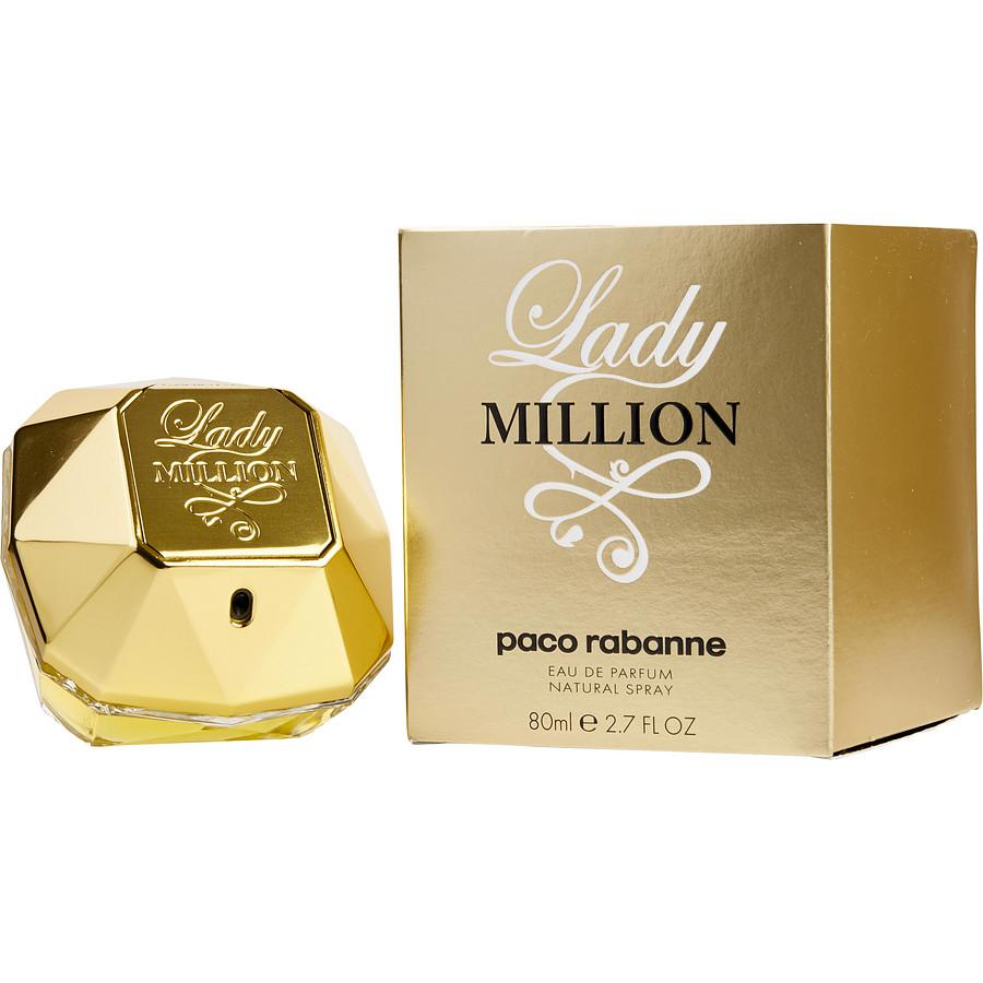 Paco Rabanne Lady Million Women Perfume 2.7oz 80ml EAU DE PARFUM SPRAY  