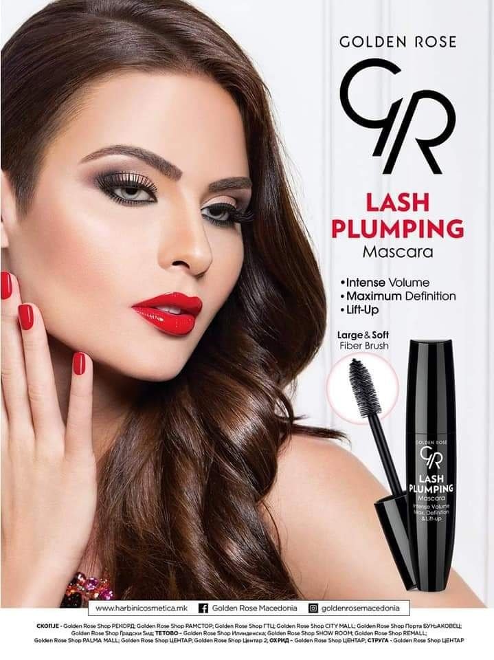 Golden Rose Lash Plumping Mascara Maximum Volume, Perfect Curves #color_Black