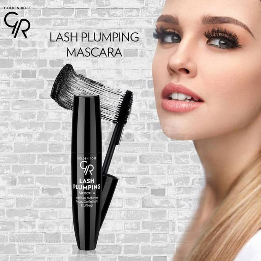 Golden Rose Lash Plumping Mascara Maximum Volume, Perfect Curves #color_Black