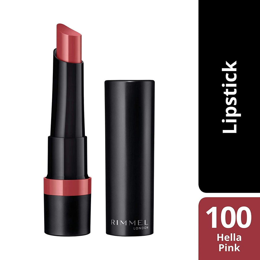 Rimmel Lasting Finish Extreme Lipstick 2.3g, Long-Lasting, Bold Color #color_100 Hella Pink