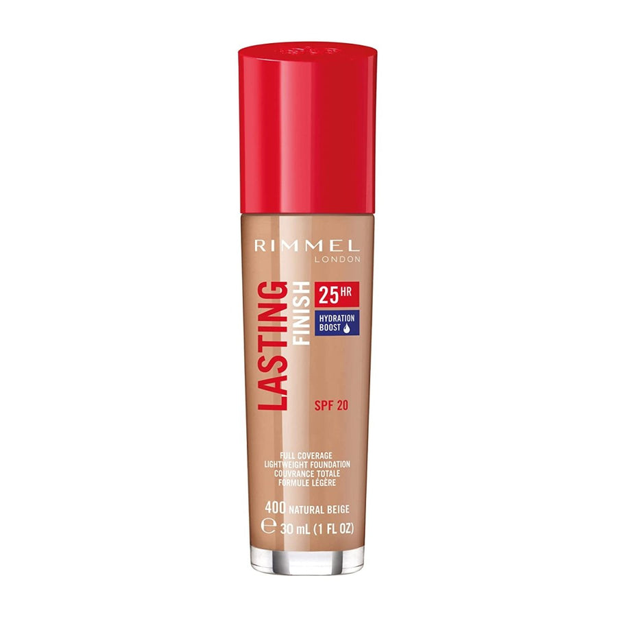 Rimmel Lasting Finish Foundation30ml, Full-Coverage, 35 Hour Wear, Breathable Formula #color_400 Natural