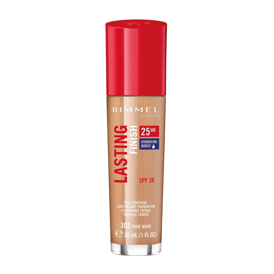 Rimmel Lasting Finish Foundation30ml, Full-Coverage, 35 Hour Wear, Breathable Formula #color_303 True Nude