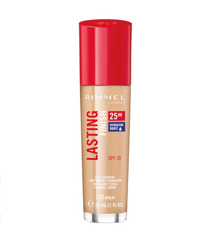 Rimmel Lasting Finish Foundation30ml, Full-Coverage, 35 Hour Wear, Breathable Formula #color_170 Wheat