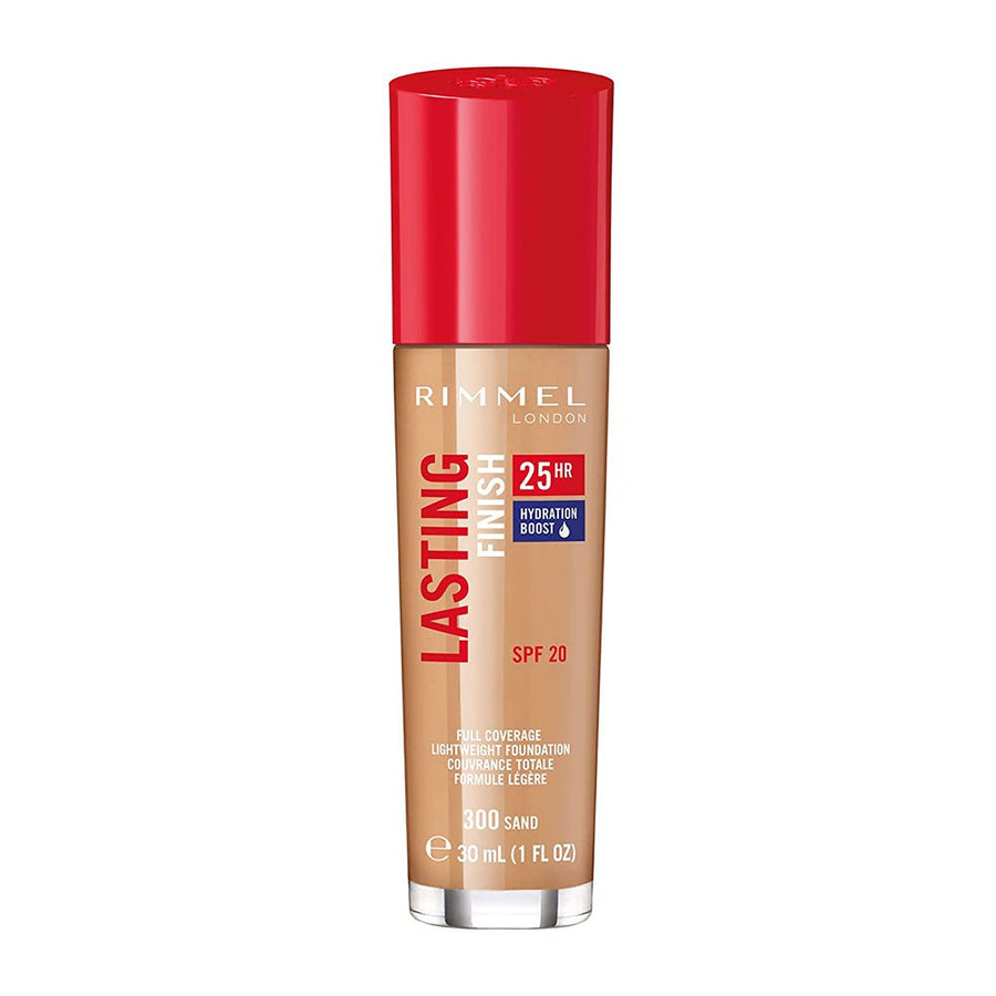 Rimmel Lasting Finish Foundation30ml, Full-Coverage, 35 Hour Wear, Breathable Formula #color_300 Sand