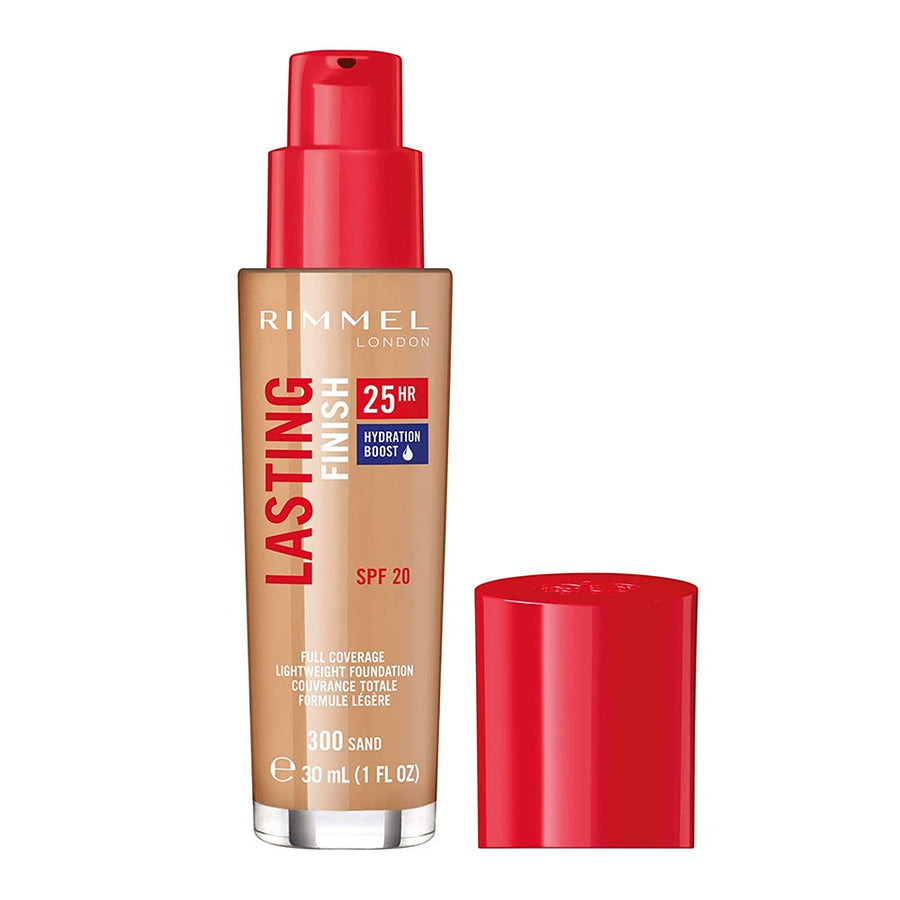 Rimmel Lasting Finish Foundation30ml, Full-Coverage, 35 Hour Wear, Breathable Formula #color_300 Sand